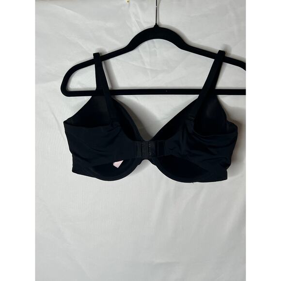 Victoria's Secret bra size 36DDD black T-shirt lightly line full cvge underwire - Picture 2 of 6